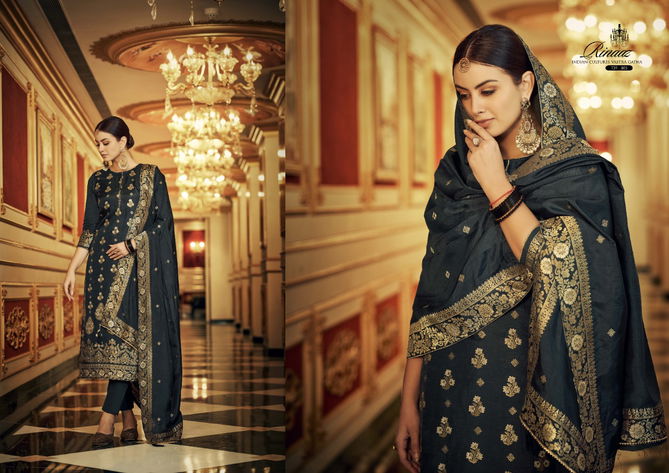 Rinaaz By Belliza Viscose Dola Silk Dress Material Wholesale Shop In Surat